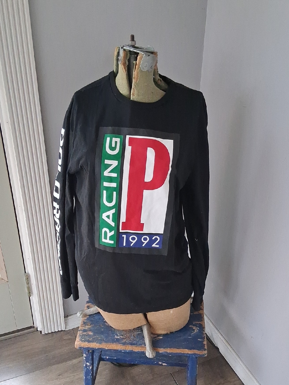 Polo by Ralph Lauren Black Tee with Yellow Print